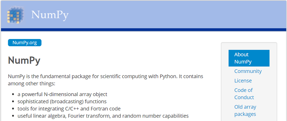 Numpy 简介