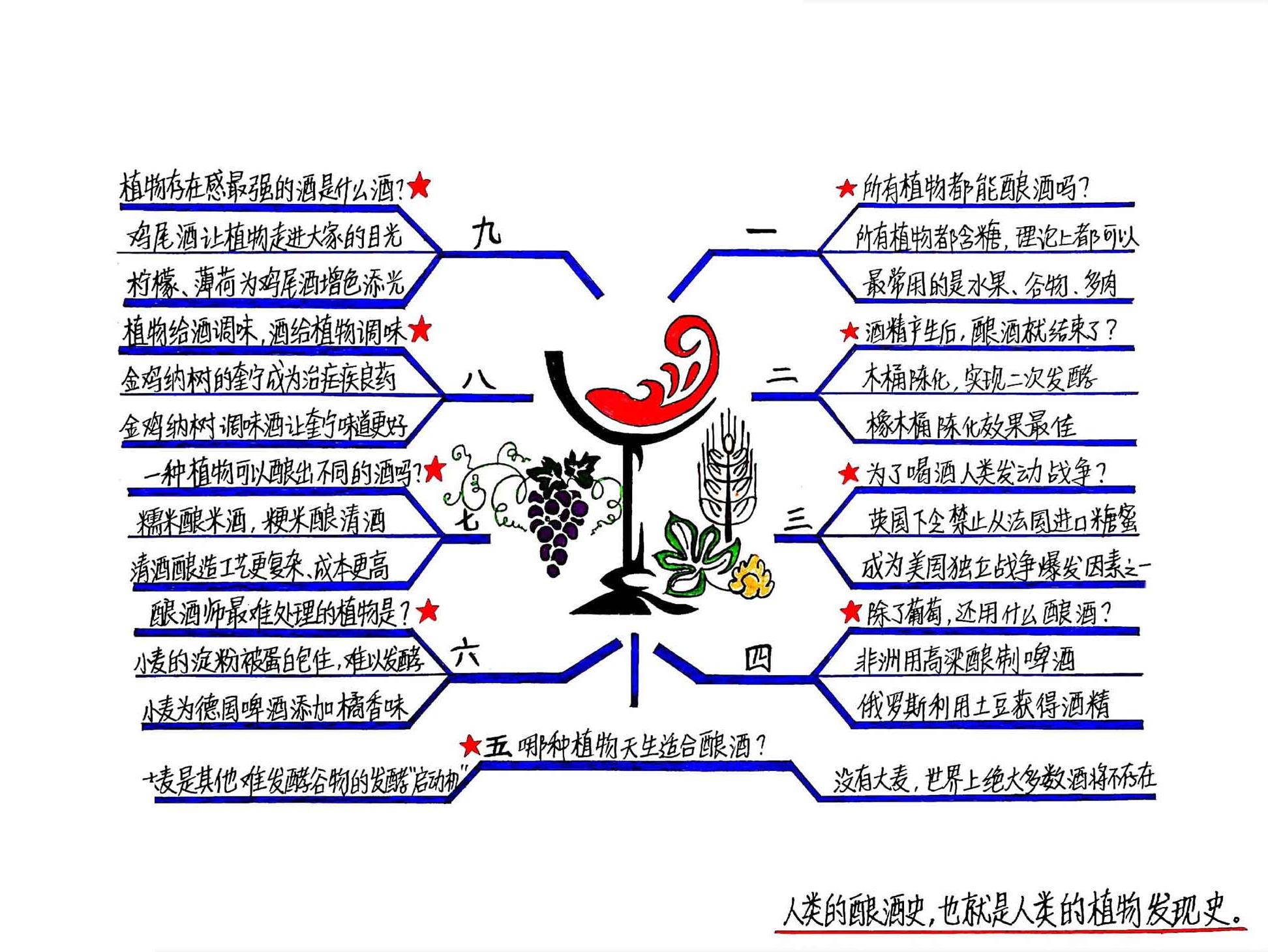 醉酒的植物学家 思维导图