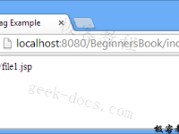 JSTL c:url 核心标签|极客教程
