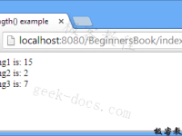 JSTL函数 fn:length()|极客教程