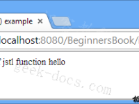 JSTL函数 fn:toLowerCase()|极客教程