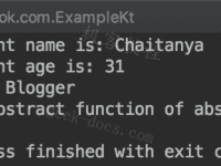 Kotlin 抽象类|极客教程