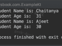 Kotlin 数据类|极客教程